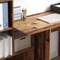vidaXL Γραφείο Παλιό Ξύλο 131,5 x 50 x 106,5 εκ. Επεξεργασμένο Ξύλο