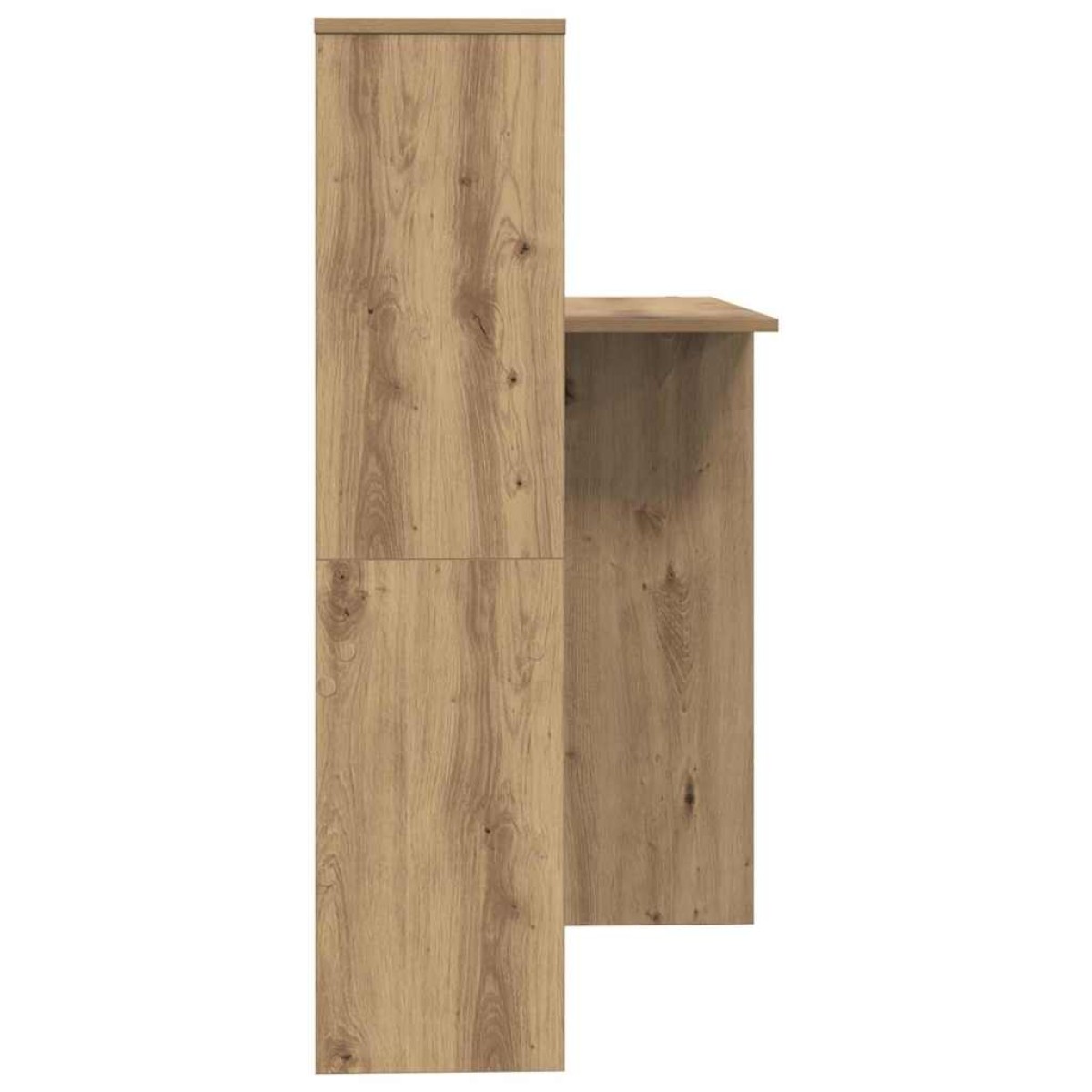 vidaXL Γραφείο Artisan Oak Επεξεργασμένο Ξύλο 131,5 x 50 x 106,5 εκ.