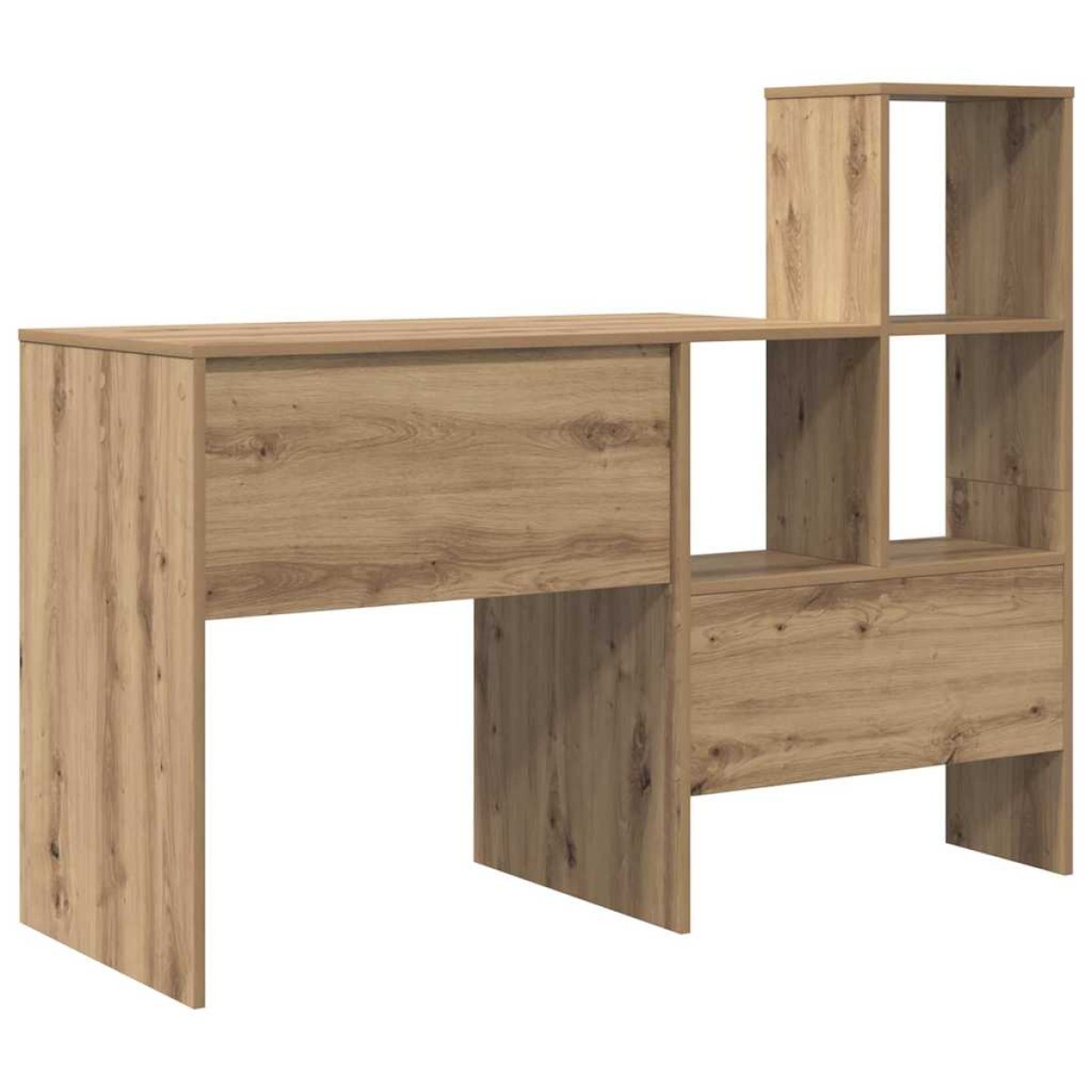 vidaXL Γραφείο Artisan Oak Επεξεργασμένο Ξύλο 131,5 x 50 x 106,5 εκ.