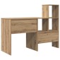 vidaXL Γραφείο Artisan Oak Επεξεργασμένο Ξύλο 131,5 x 50 x 106,5 εκ.
