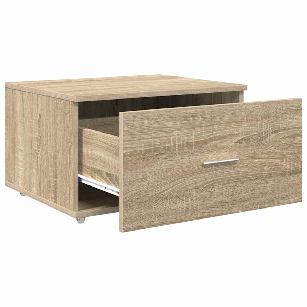vidaXL Ντουλάπι με Συρτάρια με τροχούς Δρύς Sonoma 55 x 45 x 31 εκ