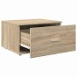 vidaXL Ντουλάπι με Συρτάρια με τροχούς Δρύς Sonoma 55 x 45 x 31 εκ
