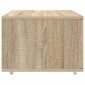 vidaXL Ντουλάπι με Συρτάρια με τροχούς Δρύς Sonoma 55 x 45 x 31 εκ