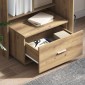 vidaXL Ντουλάπι με Συρτάρια 55 x 45 x 31 εκ Artisan Oak