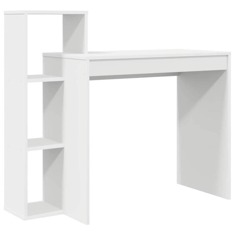 vidaXL Γραφείο Λευκό Επεξεργασμένο Ξύλο 100 x 40 x 90 cm
