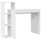 vidaXL Γραφείο Λευκό Επεξεργασμένο Ξύλο 100 x 40 x 90 cm