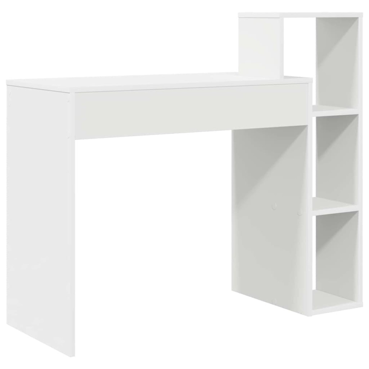 vidaXL Γραφείο Λευκό Επεξεργασμένο Ξύλο 100 x 40 x 90 cm