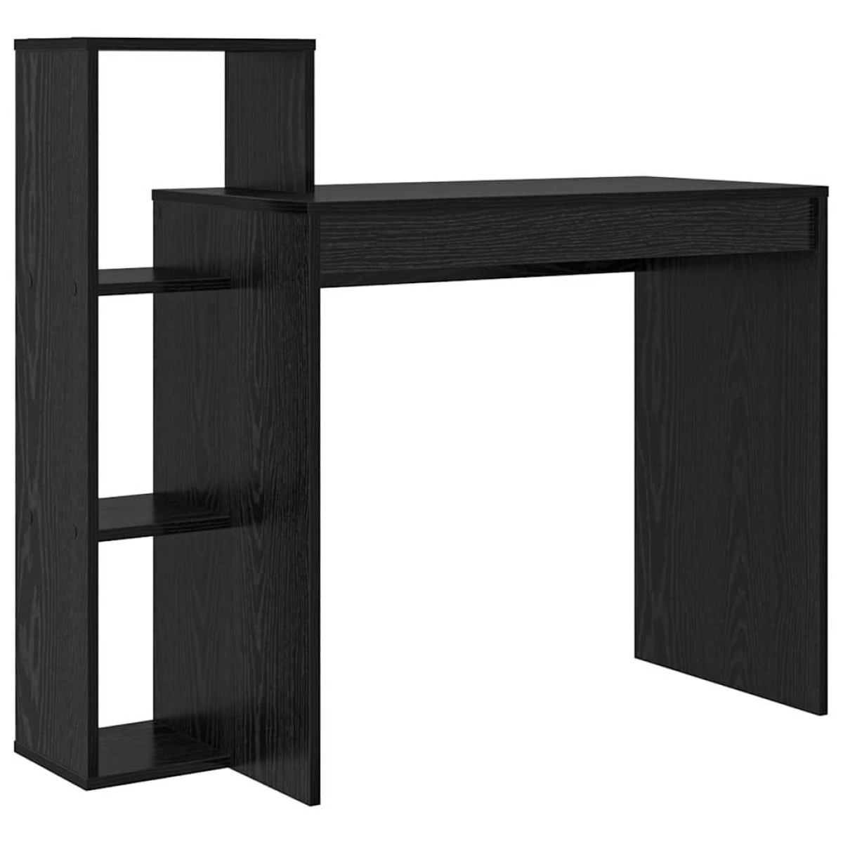 vidaXL Γραφείο Μαύρη Οξυά Επεξεργασμένο Ξύλο 100 x 40 x 90 cm
