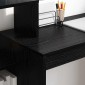 vidaXL Γραφείο Μαύρη Οξυά Επεξεργασμένο Ξύλο 100 x 40 x 90 cm
