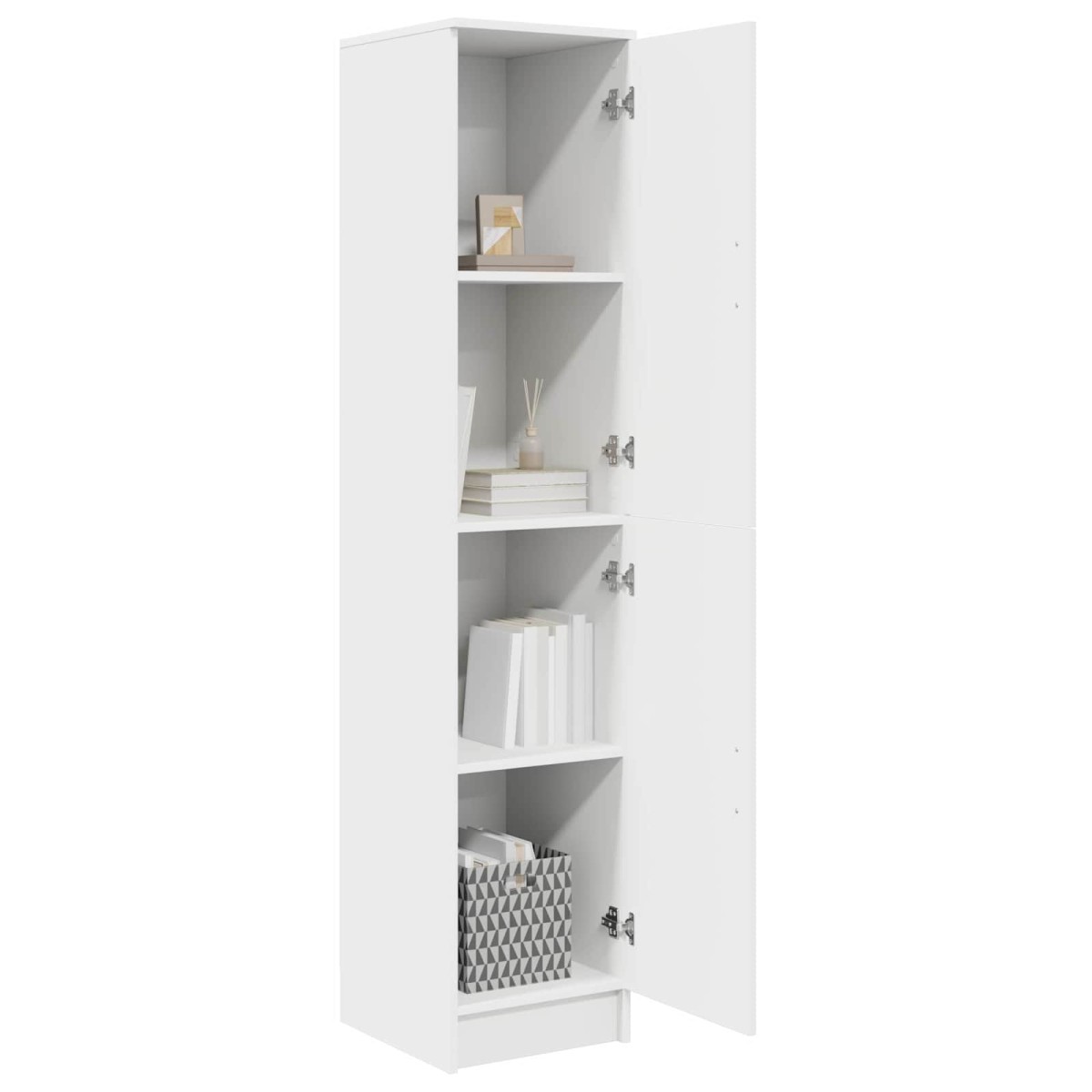 vidaXL Highboard Λευκό 35 x 39 x 168 εκ.