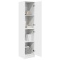 vidaXL Highboard Λευκό 35 x 39 x 168 εκ.