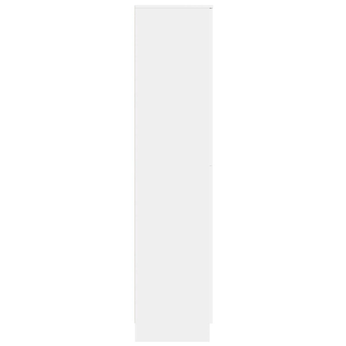 vidaXL Highboard Λευκό 35 x 39 x 168 εκ.
