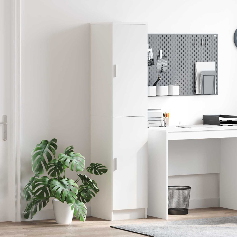 vidaXL Highboard Λευκό 35 x 39 x 168 εκ.