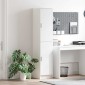 vidaXL Highboard Λευκό 35 x 39 x 168 εκ.