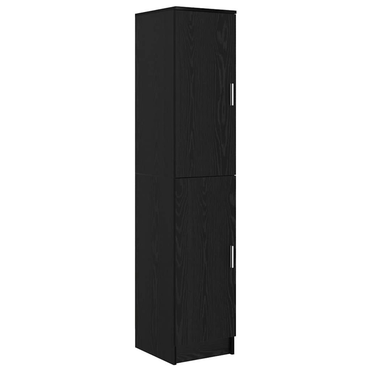 vidaXL Highboard Μαύρη Οξυά 35 x 39 x 168 εκ.