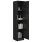 vidaXL Highboard Μαύρη Οξυά 35 x 39 x 168 εκ.