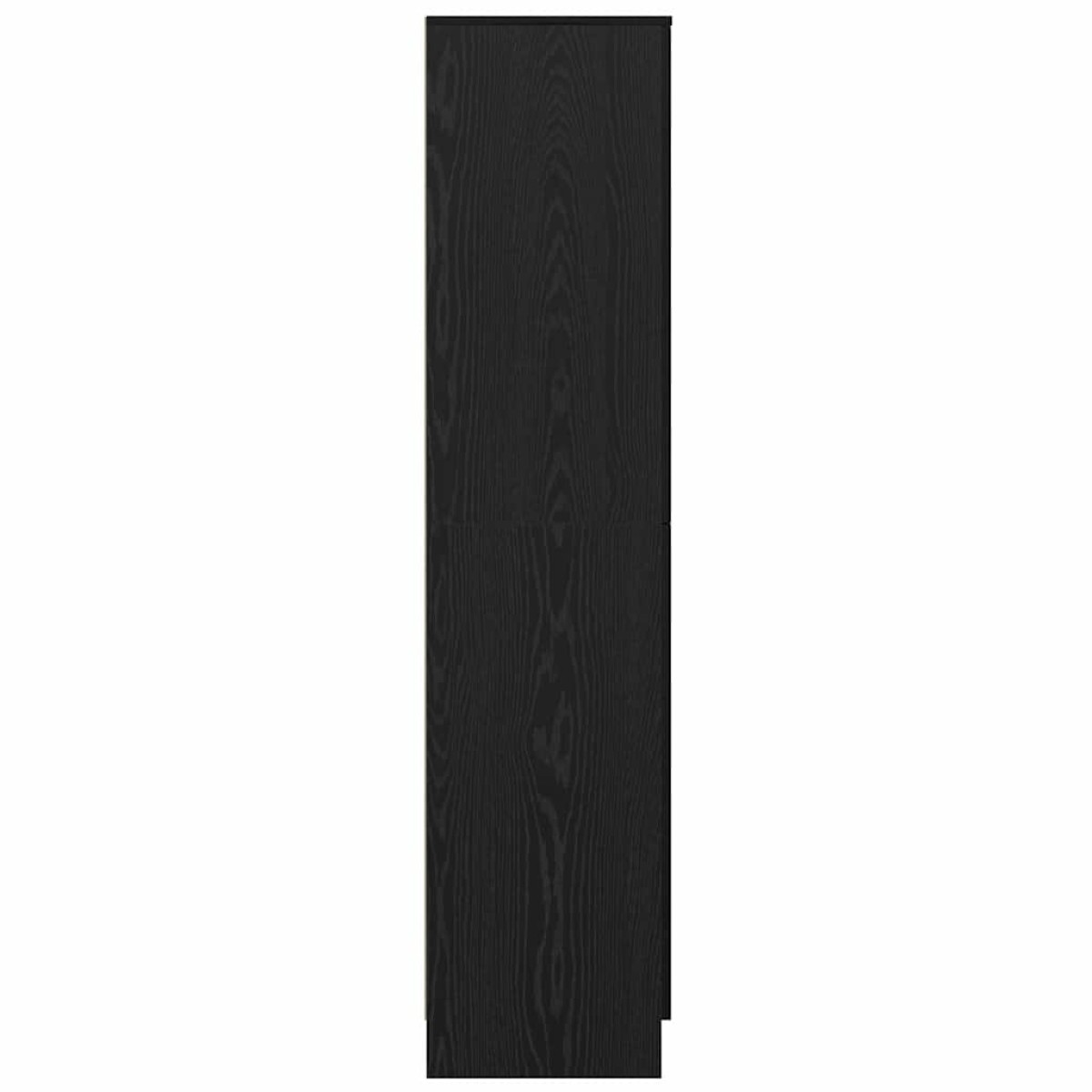 vidaXL Highboard Μαύρη Οξυά 35 x 39 x 168 εκ.