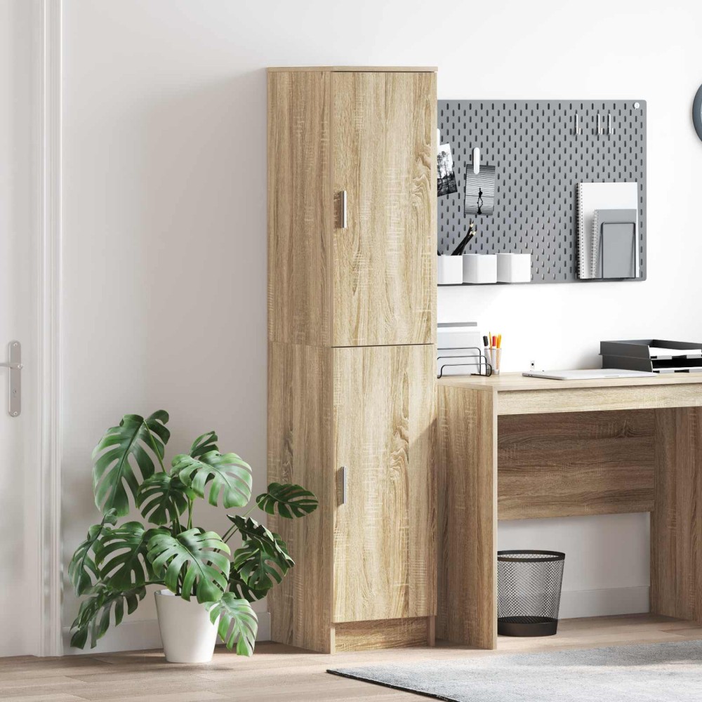 vidaXL Highboard Δρύς Sonoma 35 x 39 x 168 εκ.