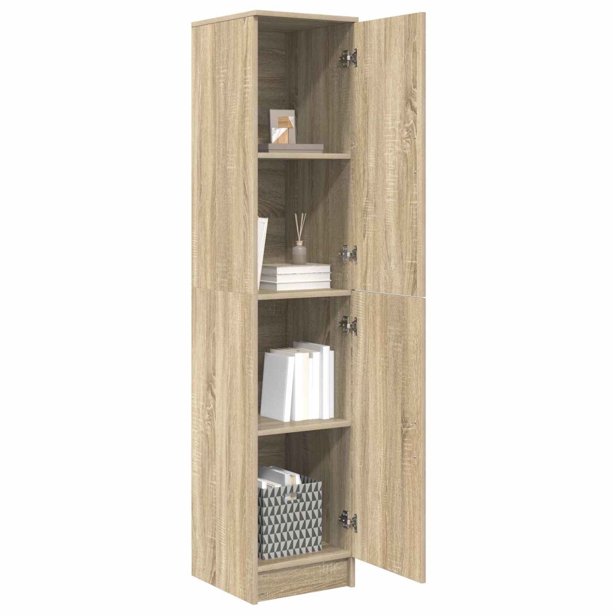 vidaXL Highboard Δρύς Sonoma 35 x 39 x 168 εκ.