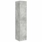 vidaXL Highboard Σκυρόδεμα Γκρι 35 x 39 x 168 εκ.