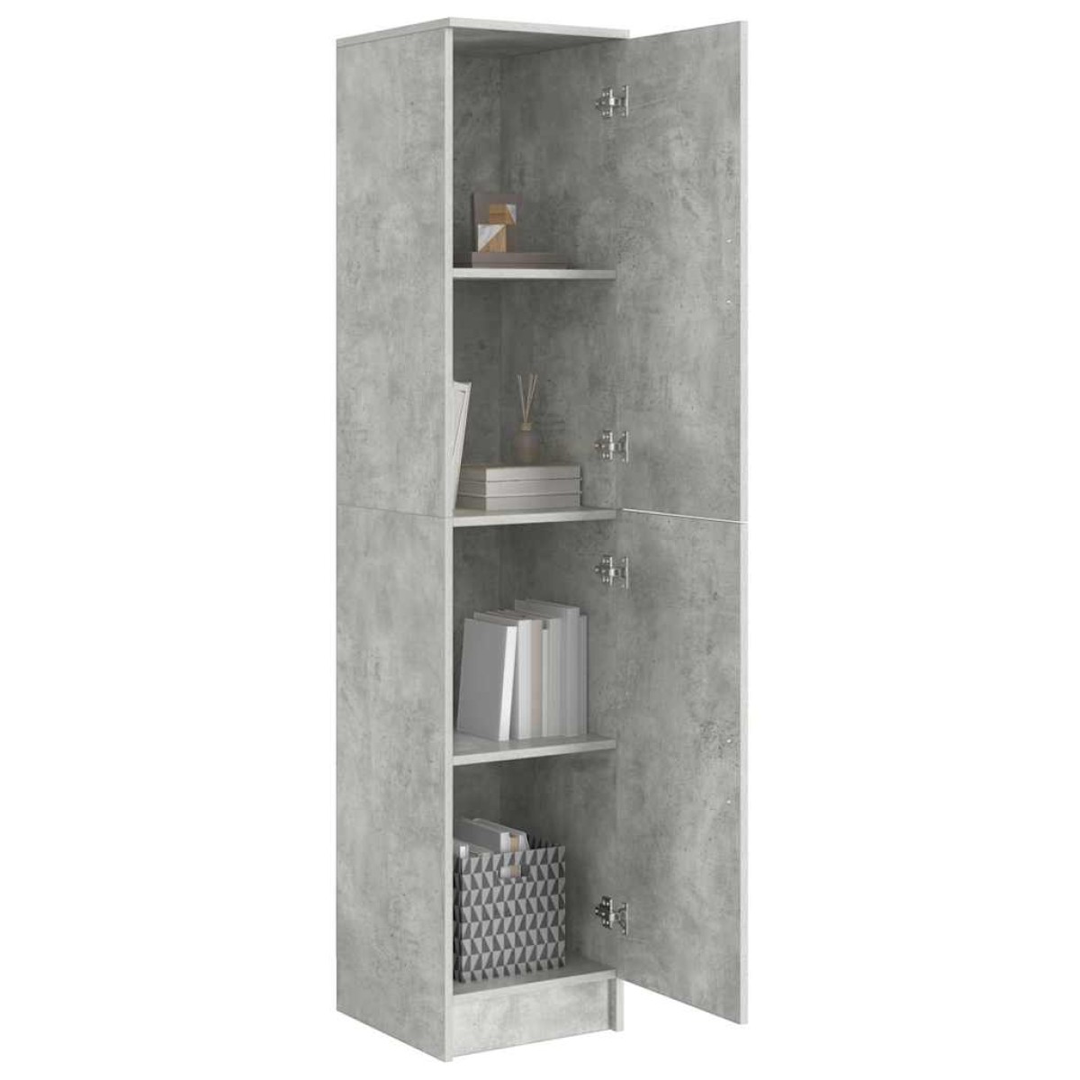 vidaXL Highboard Σκυρόδεμα Γκρι 35 x 39 x 168 εκ.