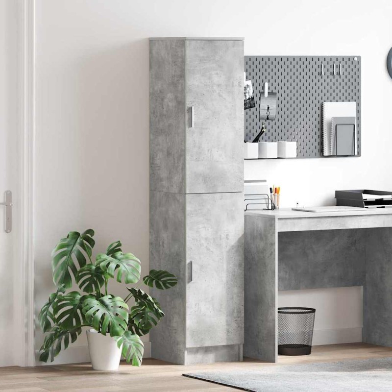 vidaXL Highboard Σκυρόδεμα Γκρι 35 x 39 x 168 εκ.