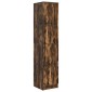 vidaXL Highboard Καπνιστό Δρύς 35 x 39 x 168 εκ.
