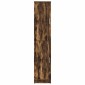vidaXL Highboard Καπνιστό Δρύς 35 x 39 x 168 εκ.