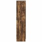 vidaXL Highboard Καπνιστό Δρύς 35 x 39 x 168 εκ.