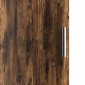 vidaXL Highboard Καπνιστό Δρύς 35 x 39 x 168 εκ.