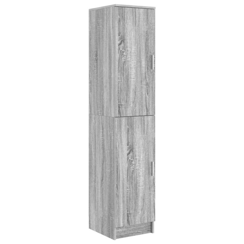 vidaXL Highboard Γκρίζο Σονομα 35 x 39 x 168 εκ.