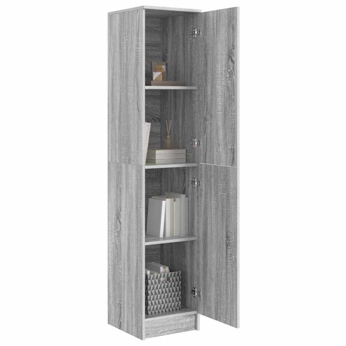 vidaXL Highboard Γκρίζο Σονομα 35 x 39 x 168 εκ.