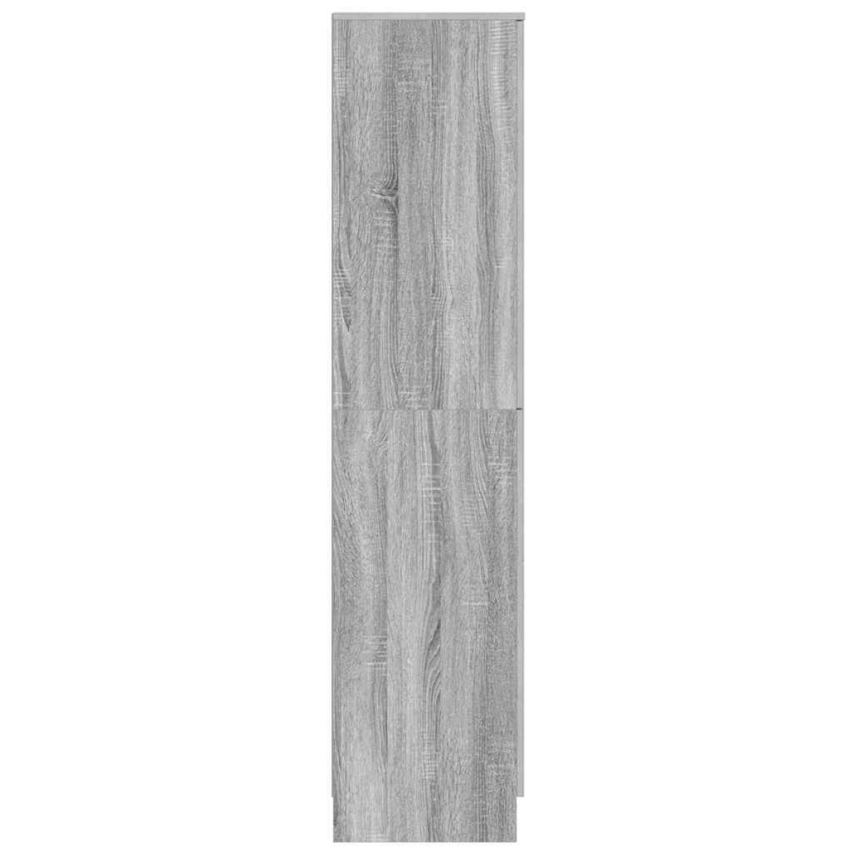 vidaXL Highboard Γκρίζο Σονομα 35 x 39 x 168 εκ.