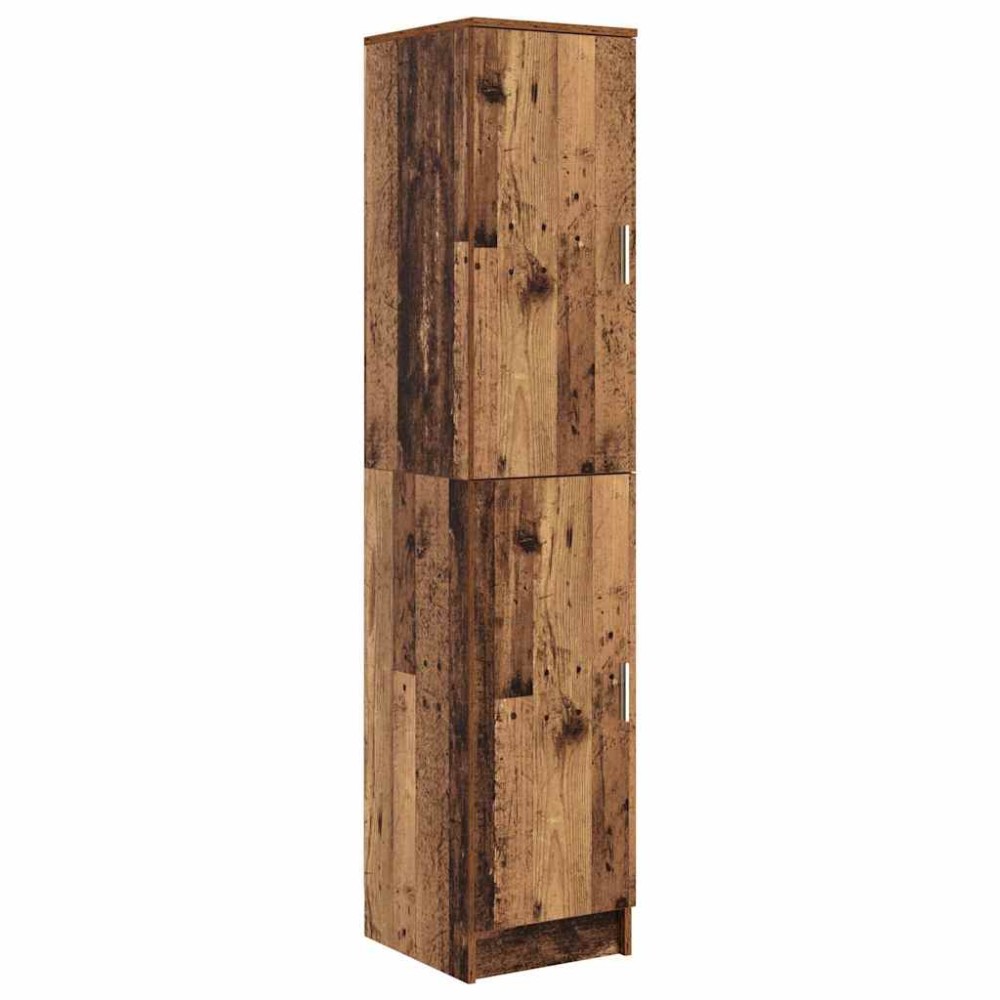 vidaXL Highboard Παλιό ξύλο 35 x 39 x 168 εκ.
