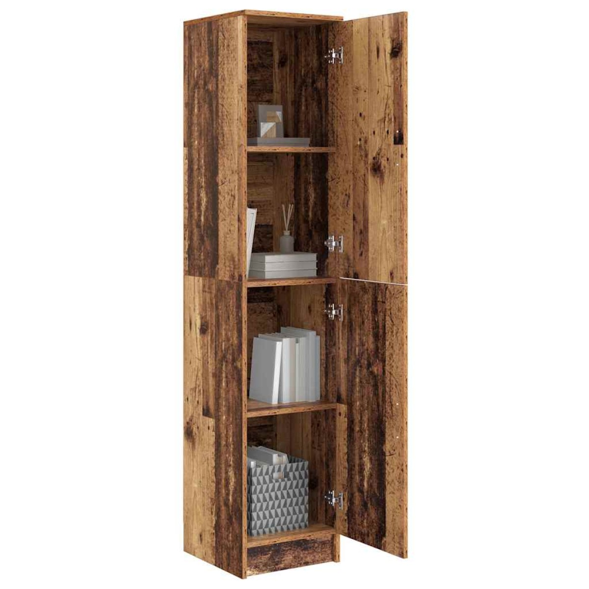 vidaXL Highboard Παλιό ξύλο 35 x 39 x 168 εκ.