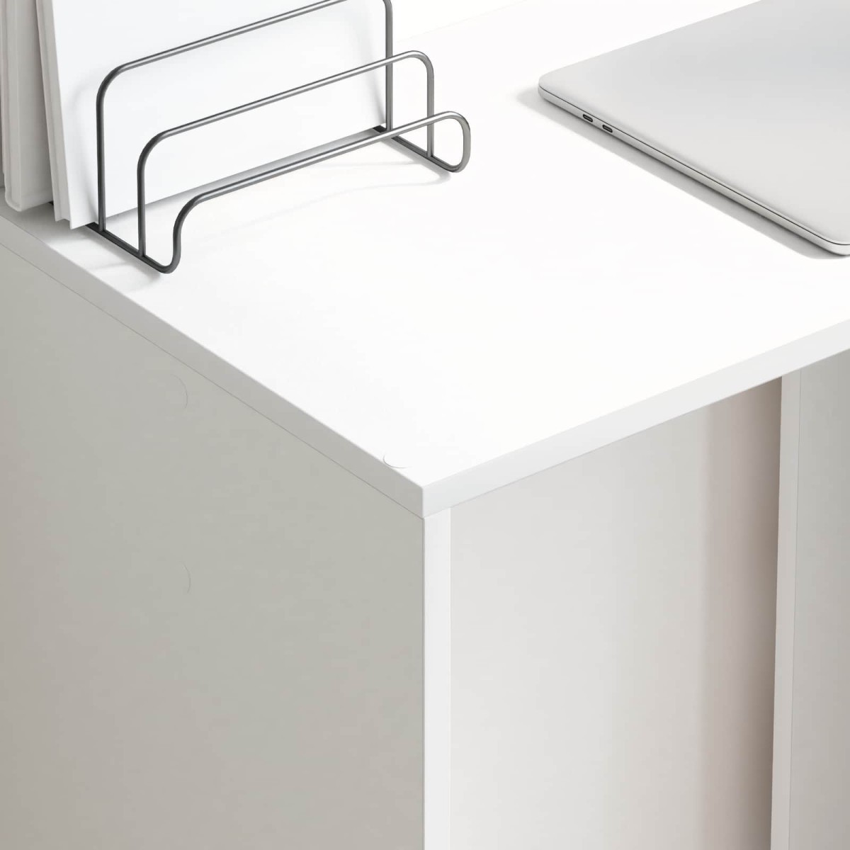 vidaXL Γραφείο Λευκό Επεξεργασμένο Ξύλο 78,5 x 37 x 154,5 εκ