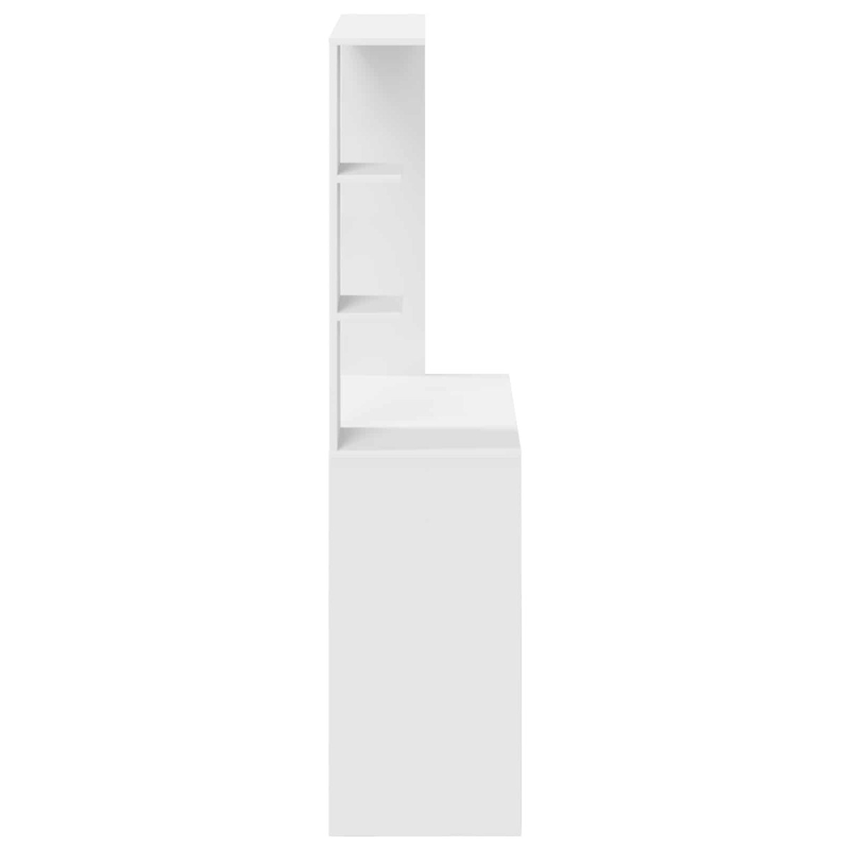 vidaXL Γραφείο Λευκό Επεξεργασμένο Ξύλο 78,5 x 37 x 154,5 εκ