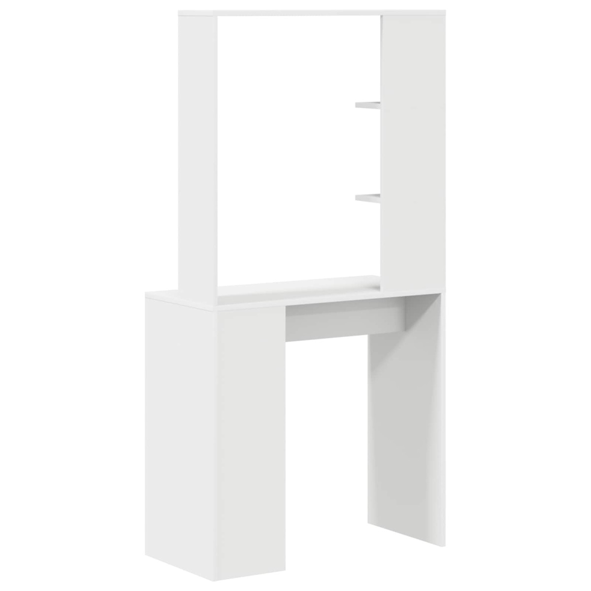 vidaXL Γραφείο Λευκό Επεξεργασμένο Ξύλο 78,5 x 37 x 154,5 εκ