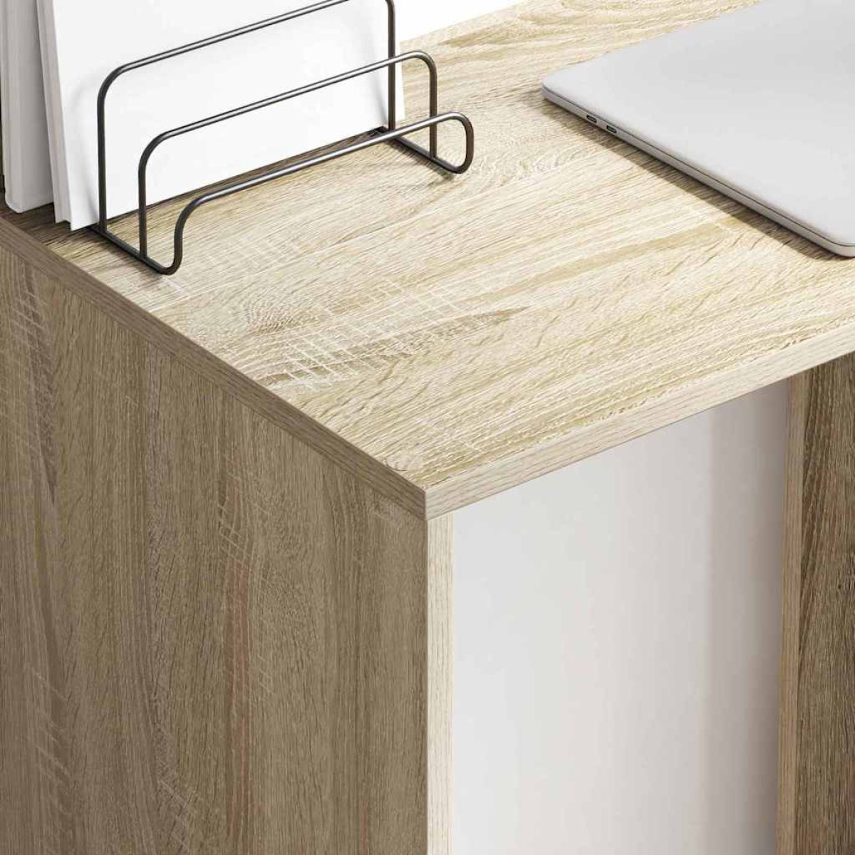 vidaXL Γραφείο Δρύς Sonoma Επεξεργασμένο Ξύλο 78,5 x 37 x 154,5 εκ