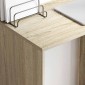 vidaXL Γραφείο Δρύς Sonoma Επεξεργασμένο Ξύλο 78,5 x 37 x 154,5 εκ