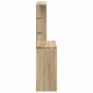 vidaXL Γραφείο Δρύς Sonoma Επεξεργασμένο Ξύλο 78,5 x 37 x 154,5 εκ
