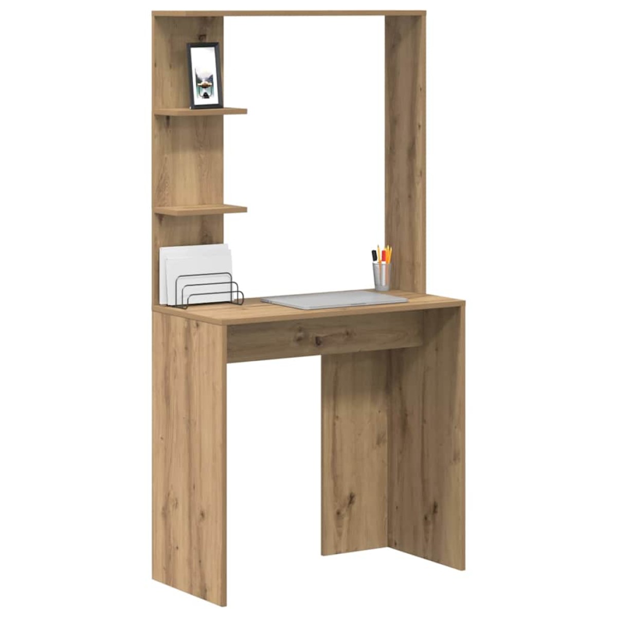 vidaXL Γραφείο Artisan Oak Επεξεργασμένο Ξύλο 78,5 x 37 x 154,5 εκ