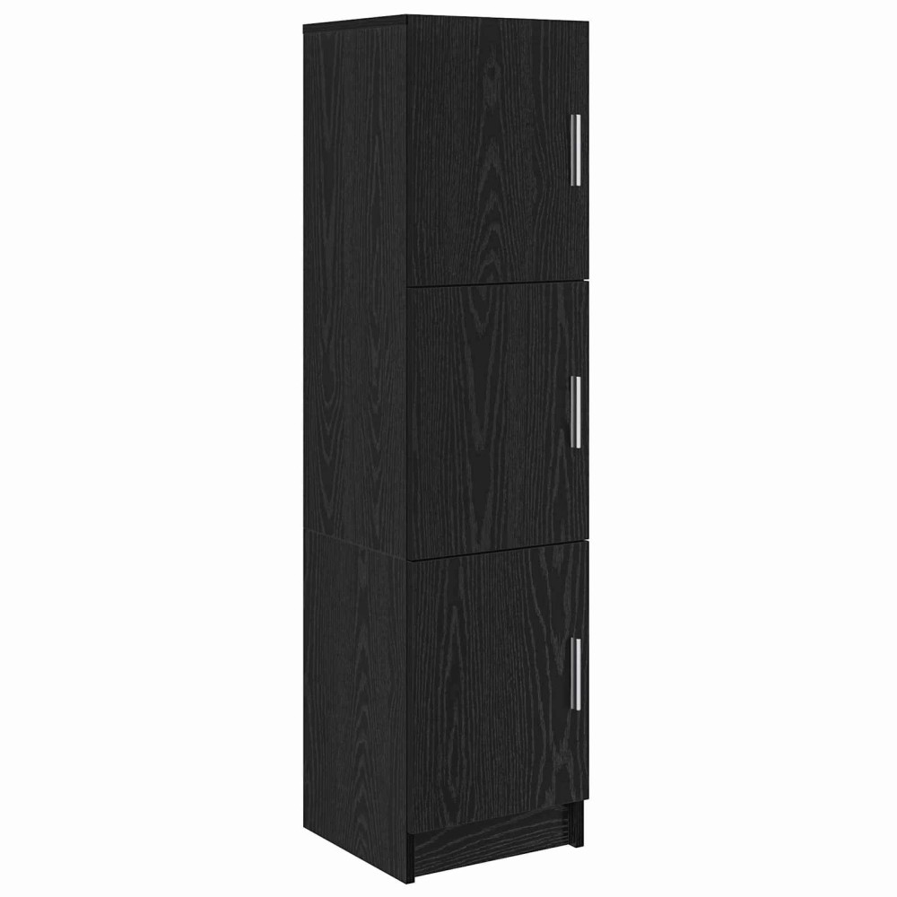 vidaXL Highboard Μαύρη Οξυά 31.5 x 32 x 122.5 εκ