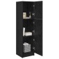vidaXL Highboard Μαύρη Οξυά 31.5 x 32 x 122.5 εκ