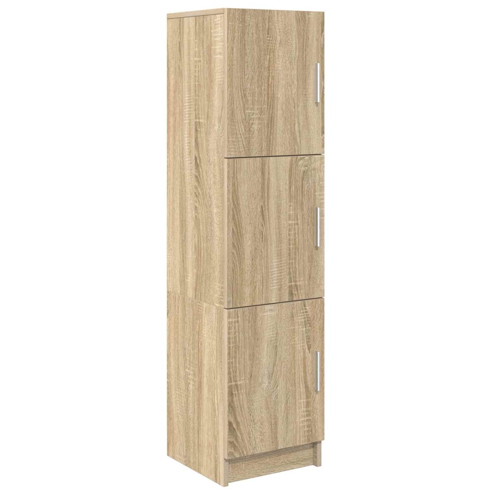 vidaXL Highboard Δρύς Sonoma 31.5 x 32 x 122.5 εκ