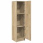 vidaXL Highboard Δρύς Sonoma 31.5 x 32 x 122.5 εκ