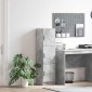 vidaXL Highboard Σκυρόδεμα Γκρι 31.5 x 32 x 122.5 εκ