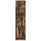 vidaXL Highboard Καπνιστό Δρύς 31.5 x 32 x 122.5 εκ