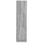 vidaXL Highboard Γκρίζο Σονομα 31.5 x 32 x 122.5 εκ