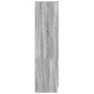 vidaXL Highboard Γκρίζο Σονομα 31.5 x 32 x 122.5 εκ